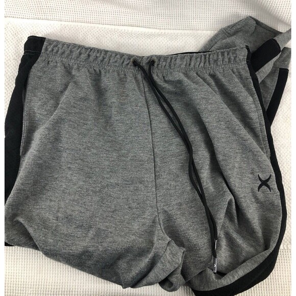 Game Time Sweatpants Joggers Jogging Pants Men's 2X Gray Big Striped Black - Picture 5 of 9